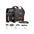 MIG Welder 200A 4-in-1, Flux Core, Stick and Lift TIG, 110V/220V