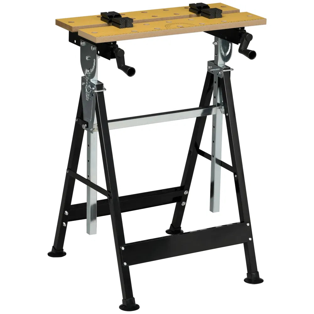 Portable Work Bench Clamp Table with Adjustable Height and Angle