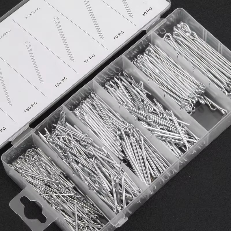 Tractor Hitch Pin Cotter Pin and R-Clip Assortment Kit, Spring Steel – image 6