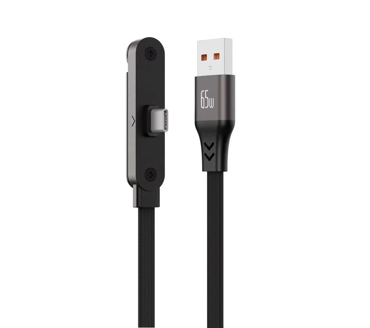 Right-Angle USB-C Charging Cable with Foldable Phone Stand – image 8