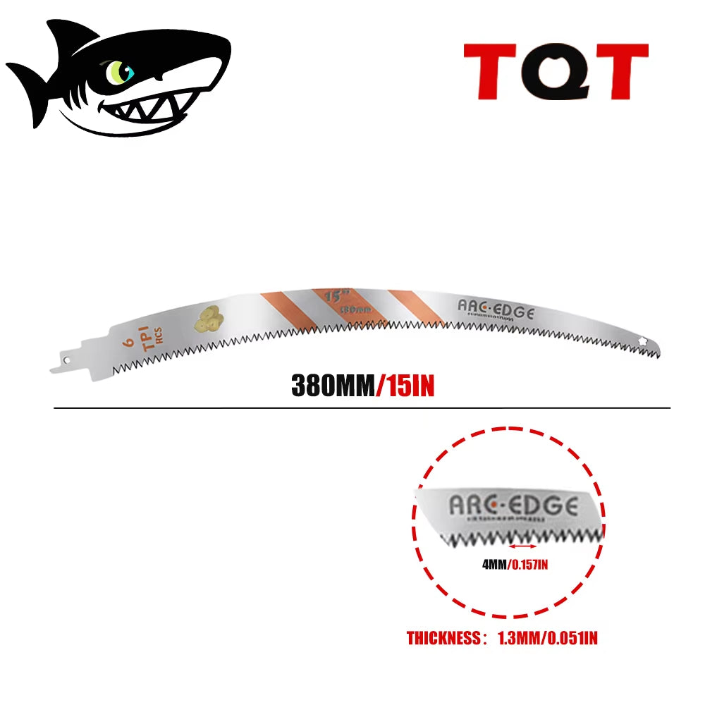 Construction & Landscaping Reciprocating Saw Pruning Blades, 6 TPI Arc Edge 3-Pack – image 6
