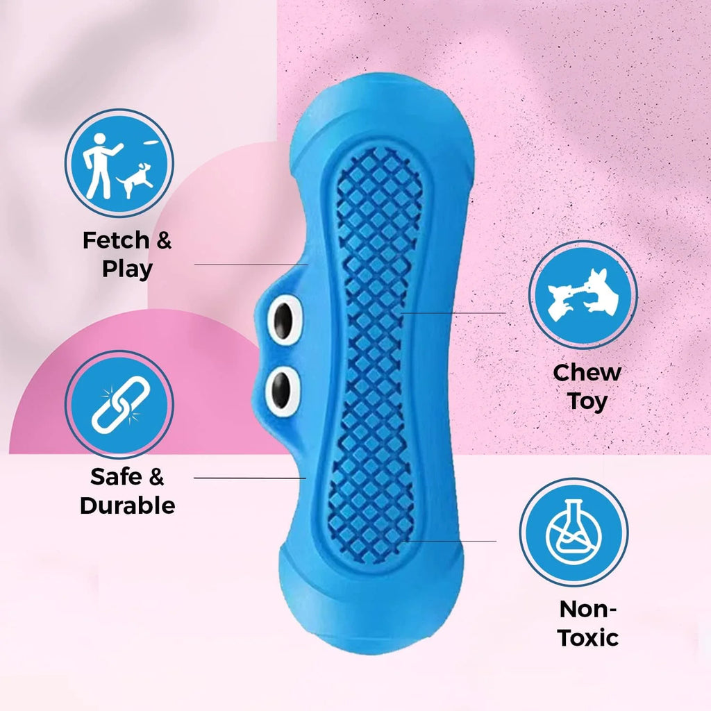 Squeaky Monster Rubber Chew Toy for Dogs – image 7