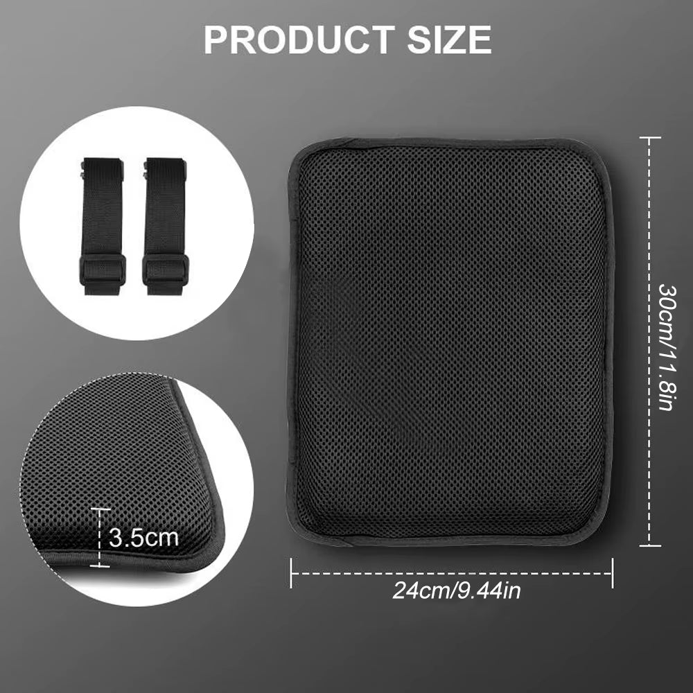 Motorcycle Gel Seat Cushion Honeycomb Breathable Pad – image 3