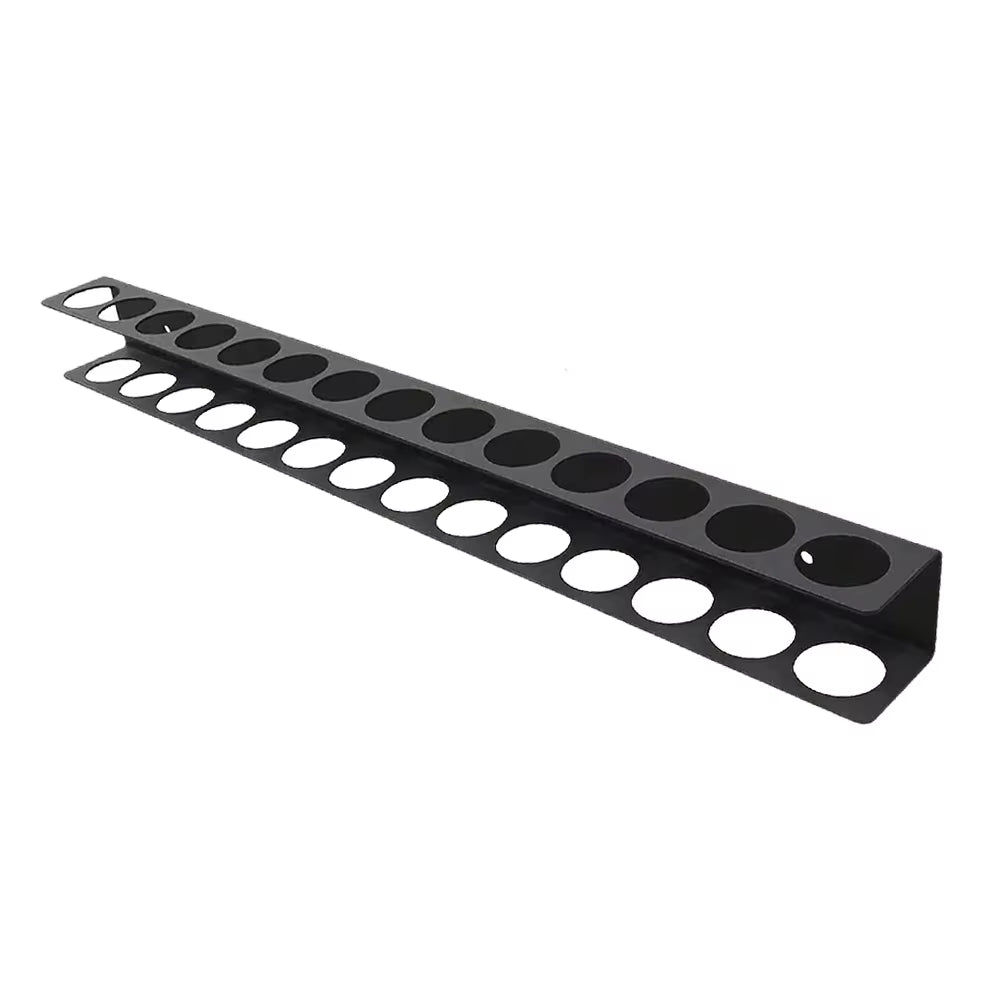 Screwdriver Organizer Wall Rack - 14-Hole Steel Plier & Driver Holder