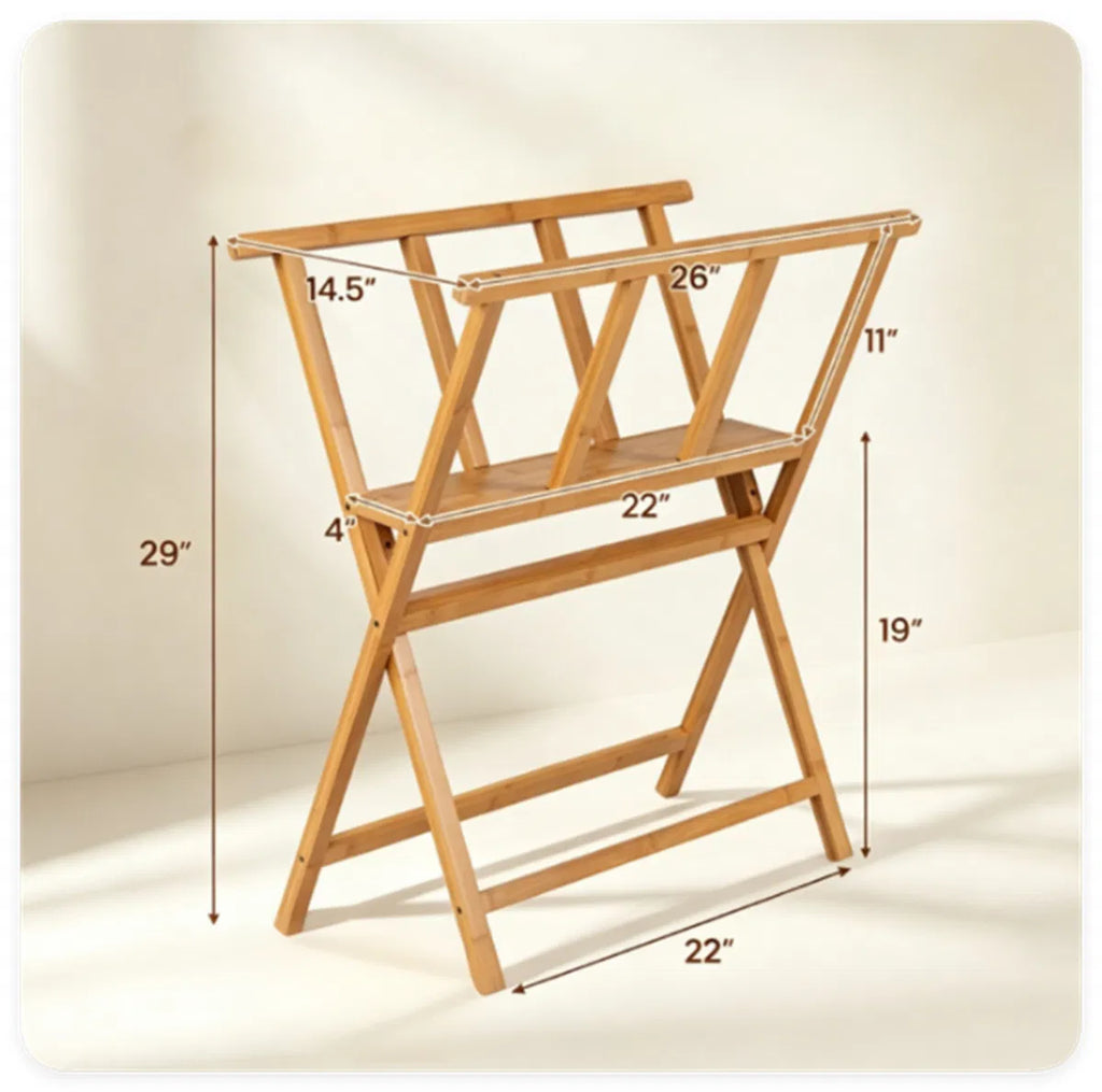 Bamboo Art Storage Rack for Canvases & Prints up to 34 x 19 In – image 5