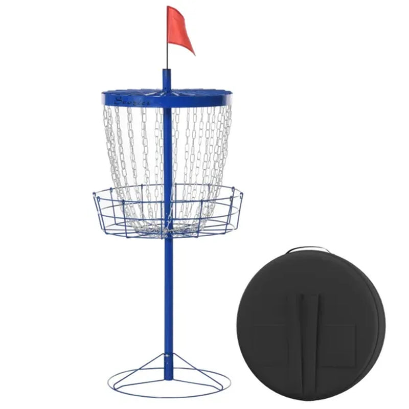 Portable Disc Golf Basket Target With 24 Chains And Carry Bag – image 3