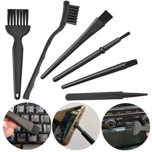 6-in-1 Keyboard & Laptop Cleaning Brush Kit
