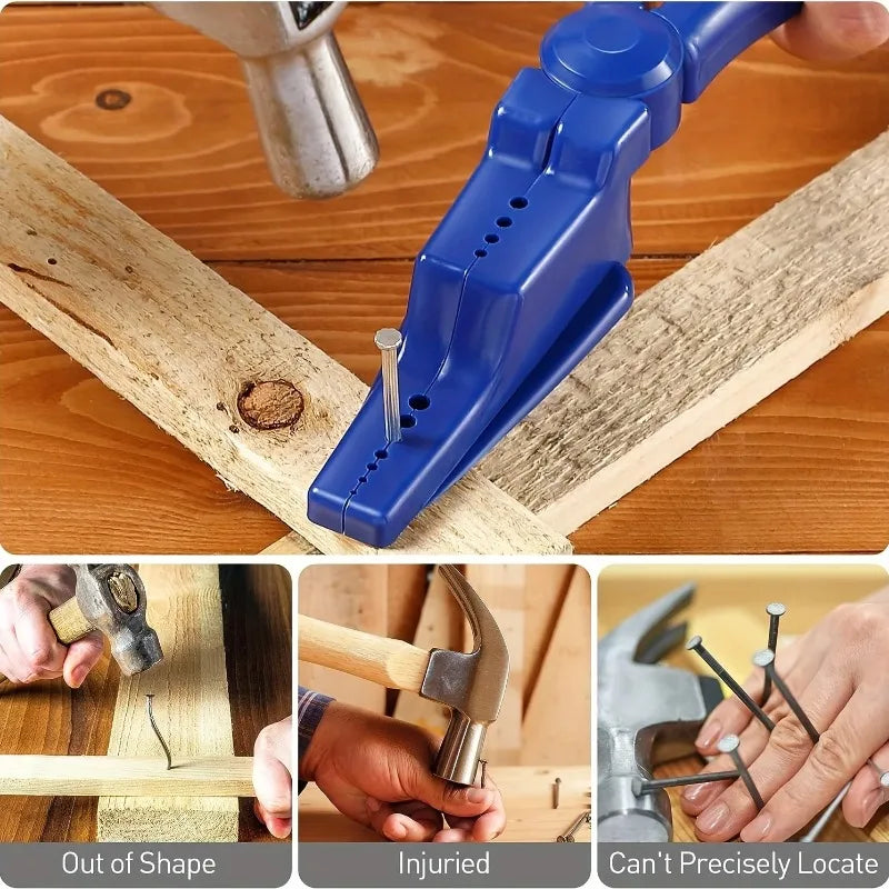 Nail Holder Finger Guard Clamp - Safe Hammering Positioning Tool – image 5