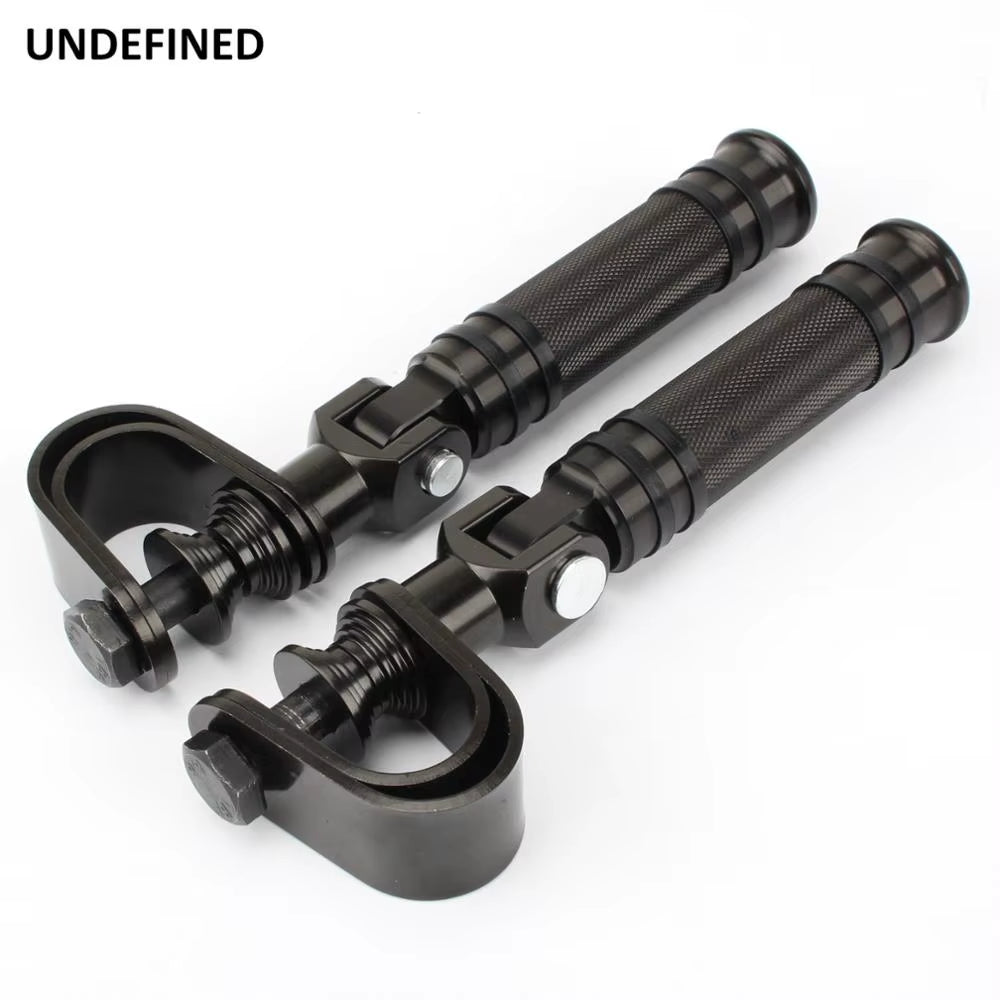 Motorcycle Highway Foot Pegs with Crash Bar Clamps, 1 to 1.25 In – image 4