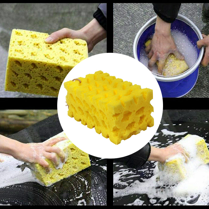 Honeycomb Car Wash Sponge – Coral Foam Scrub for Paint – image 5