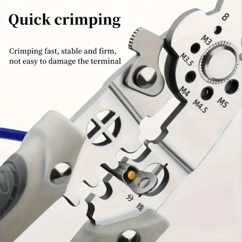 Automatic Electrical Wire Stripper and Crimper Pliers