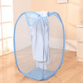 Mesh Laundry Basket - Foldable Breathable Hamper, 40 x 40 x 70 cm
