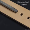 DC53 Steel Belt Hole Punch for Leathercraft Oval and Teardrop – image 1
