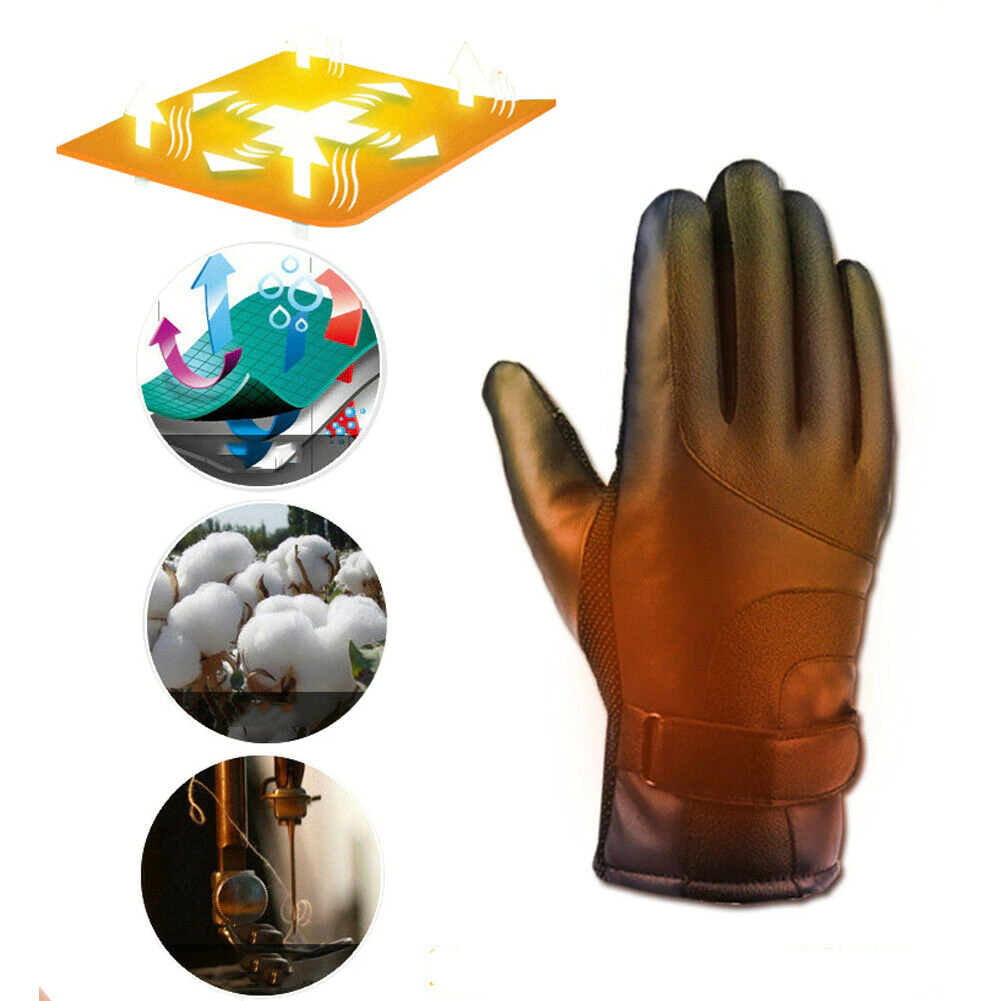 USB Heated Gloves – Touchscreen Windproof Winter Hand Warmers