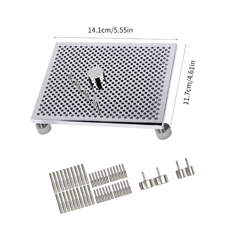 Aluminum Wire Jig Jewelry Making Board with 35 Pegs – image 5