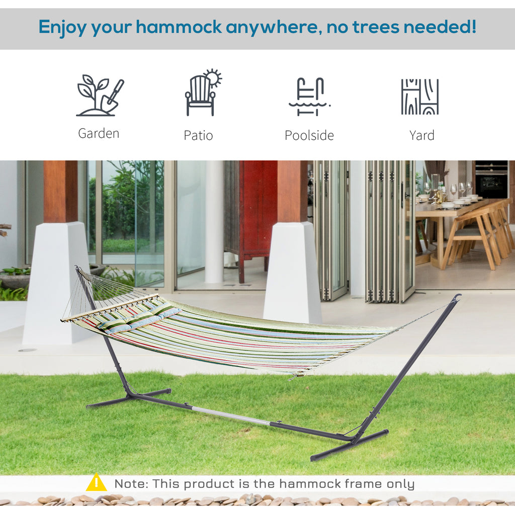 Adjustable Hammock Stand 10-13 ft, Powder-Coated Steel Frame – image 5