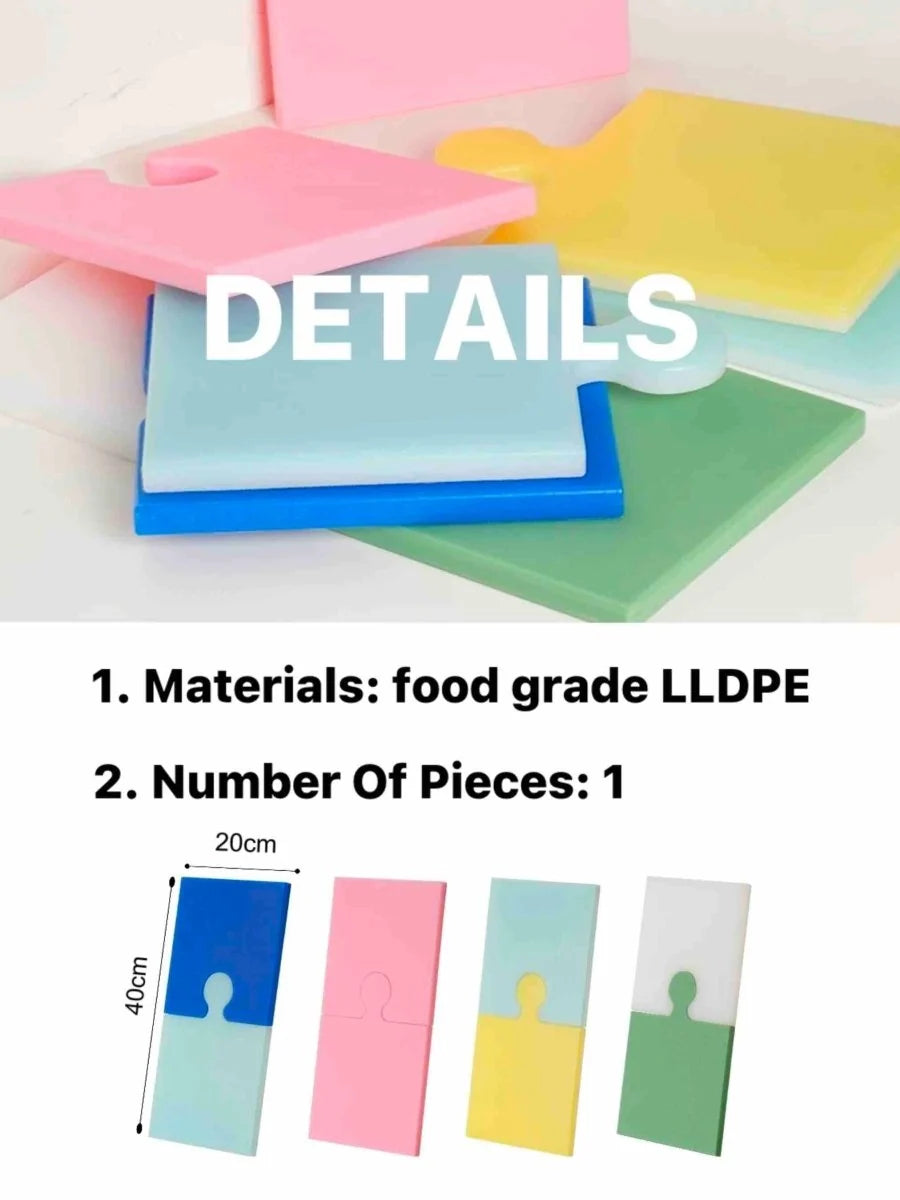 Puzzle Serving Board Set, Detachable Colorful Cutting Boards – image 15