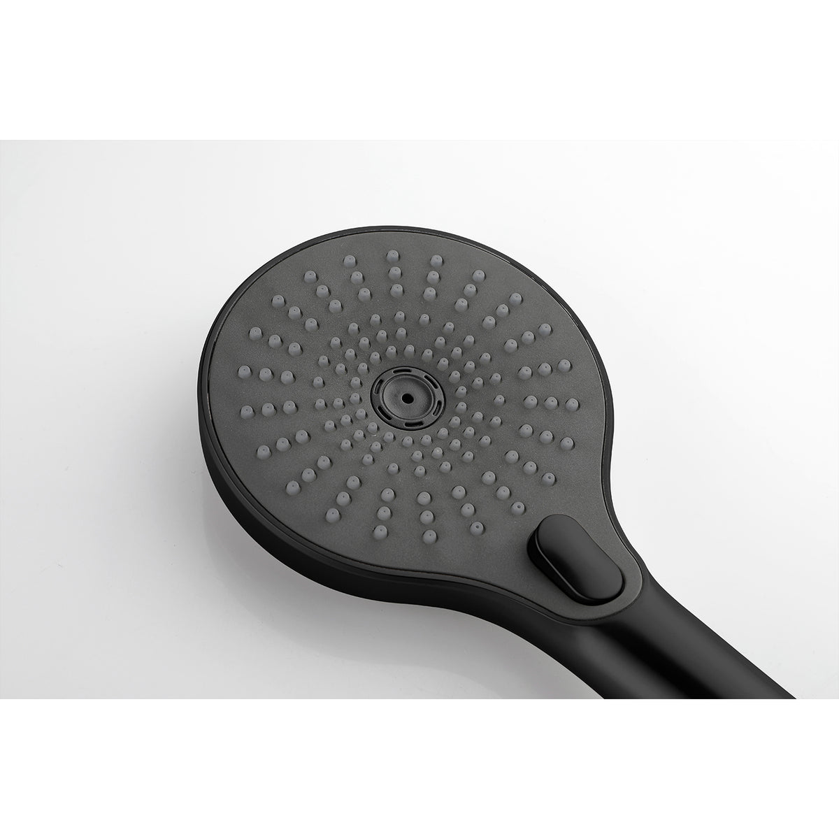 Handheld Shower Head with 28 in Slide Bar and 59 in Hose, Matte Black