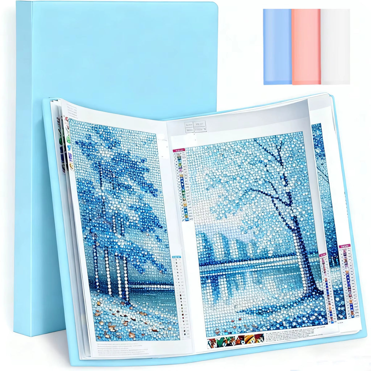 Diamond Painting Storage Book, A3 30-Page Clear Pocket Portfolio – image 2