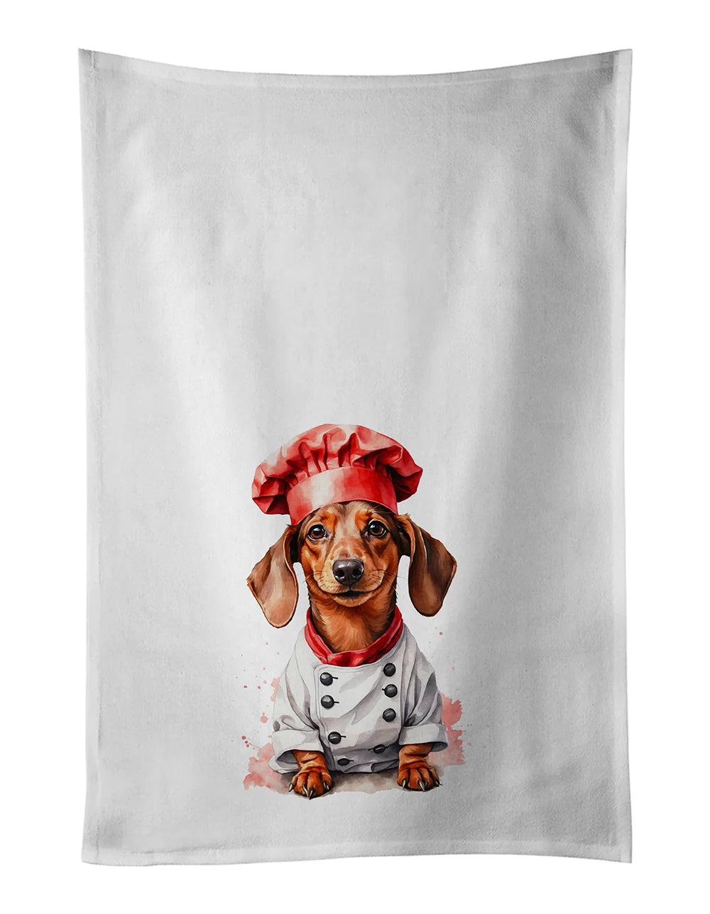 Dachshund Chef Kitchen Towels - Set of 2