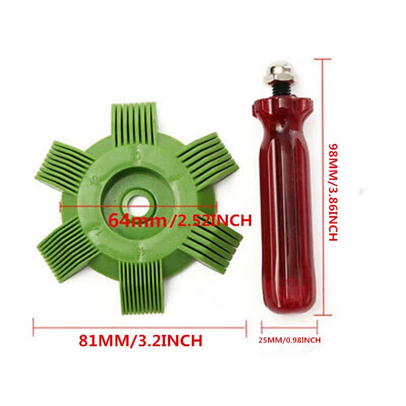HVAC Condenser Fin Comb – AC Coil Fin Straightener Tool
