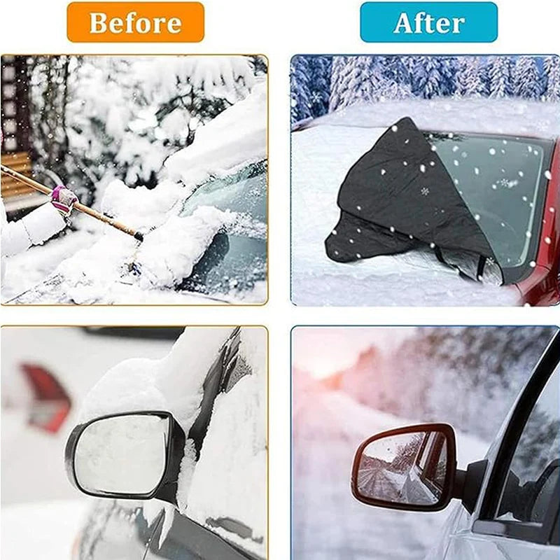 Windshield Snow Cover 57 x 37 in, 4-Layer Ice and Frost Protector – image 2