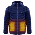 Heated Work Jacket for Men, Hooded Insulated Puffer Coat, USB Powered – image 1