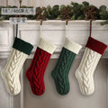 Knitted Christmas Stocking - Large 18 Inch Hanging Stocking