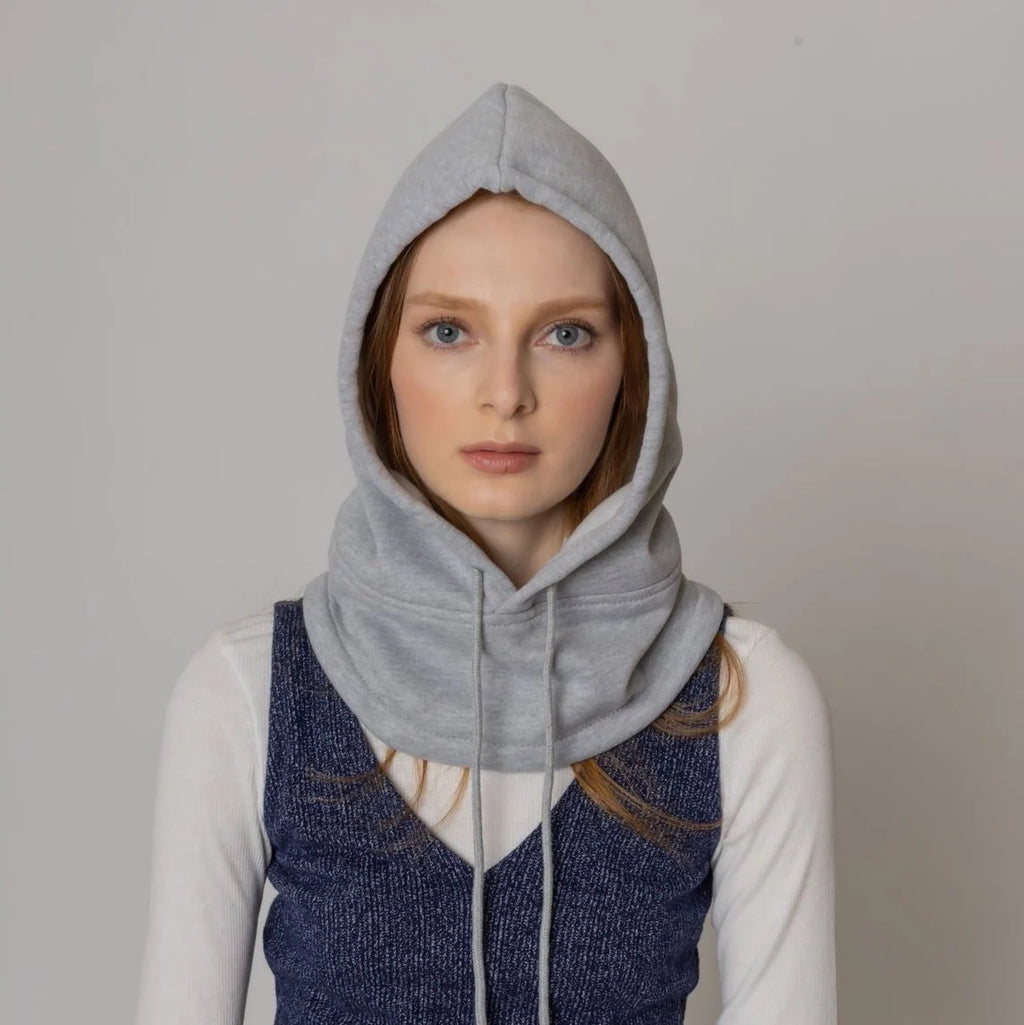 Hooded Snood – Knit Hood and Neck Warmer in One – image 16