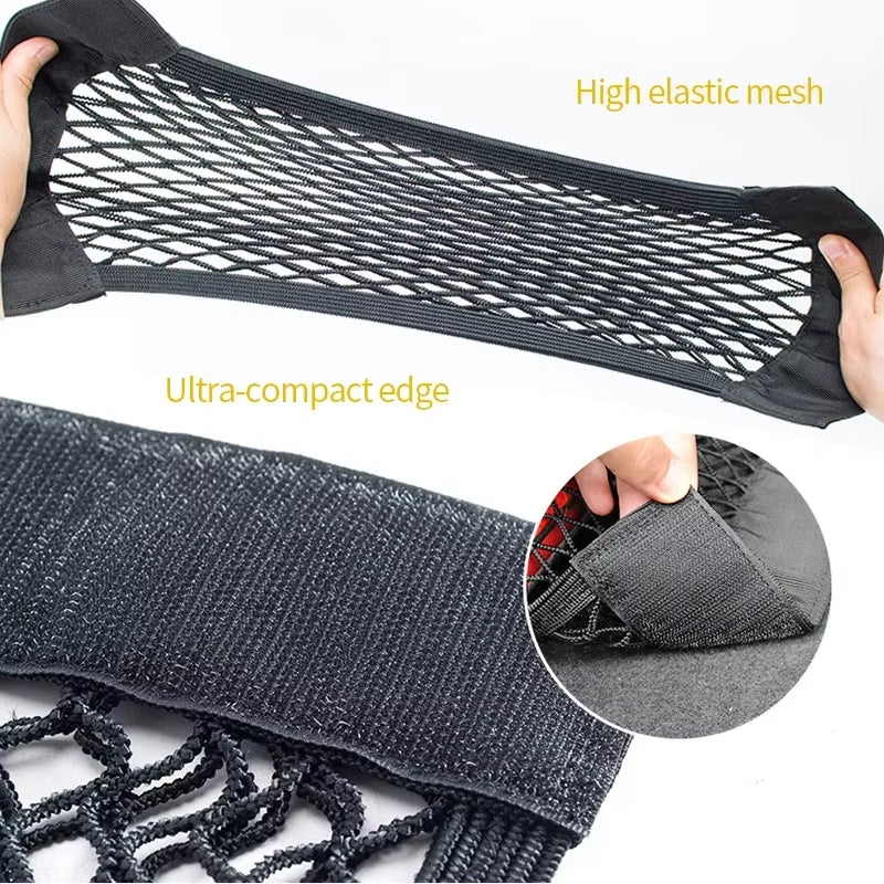 Elastic Mesh Cargo Net Pocket - Car Trunk & Seat Back Organizer – image 5