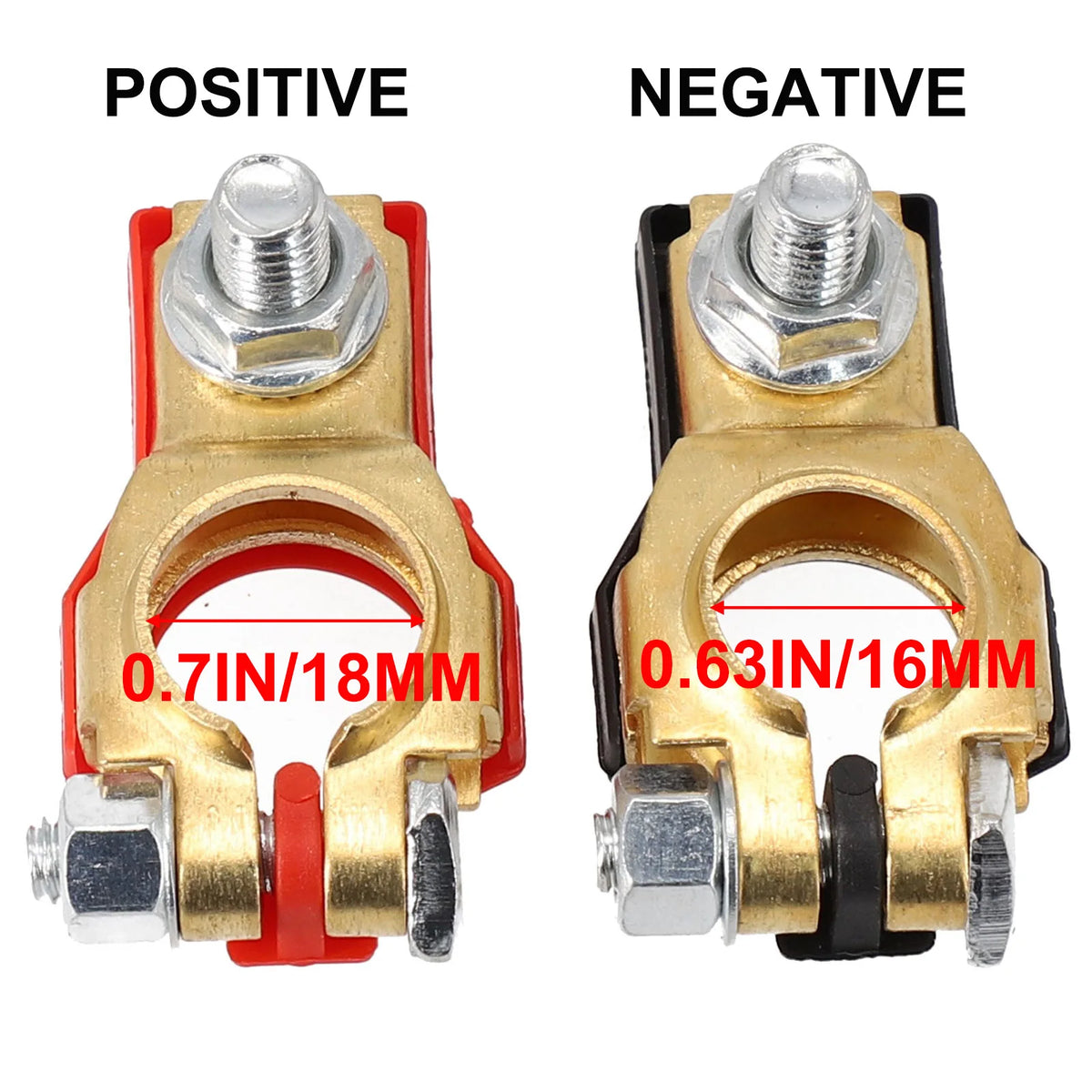 Battery Terminal Quick Release Clamps, 12V/24V, 2-Pack – image 7