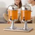 Double Drink Dispenser, 2 x 2.1 Gallon Beverage Dispenser with Drip Tray – image 1