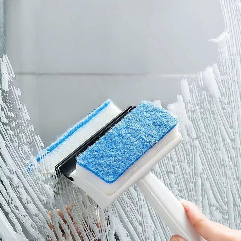 Shower Glass Squeegee Sponge Brush – image 5