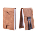 Men's Slim Pop-Up Card Wallet – RFID Blocking with Money Clip