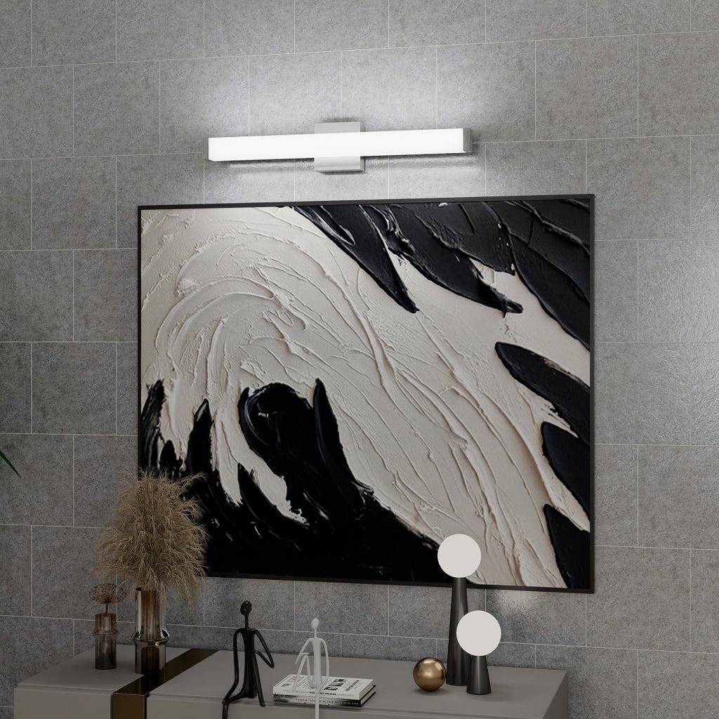 Brushed Nickel LED Vanity Light Bar 25 Inch over Mirror Fixture