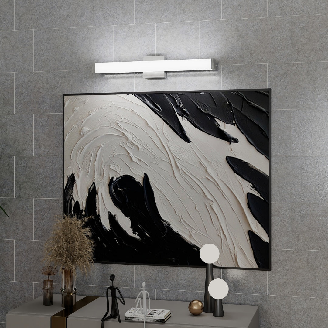 Brushed Nickel LED Vanity Light Bar 25 Inch over Mirror Fixture