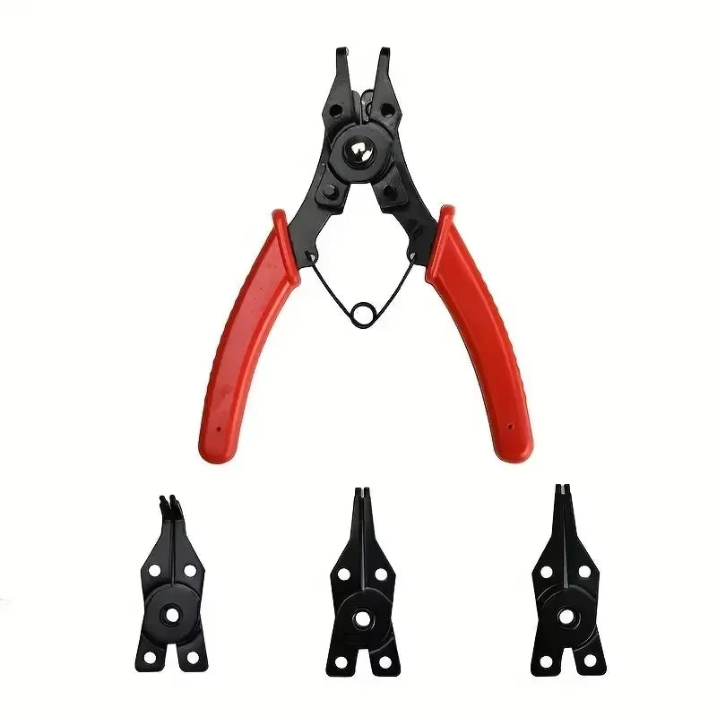 Circlip Pliers 4-in-1 Set, Snap Ring Pliers with Interchangeable Heads – image 5