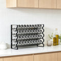 4-Tier Spice Rack Organizer with 36 Glass Jars, Labels and Funnel