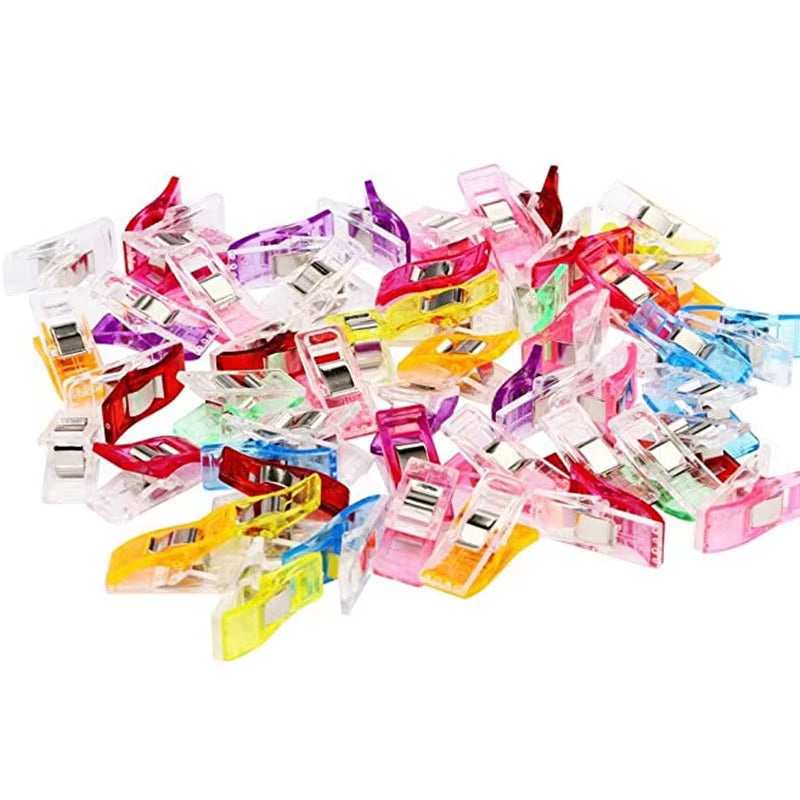 Sewing Clips 50/100 Pack Multipurpose Fabric and Quilting Clips – image 7