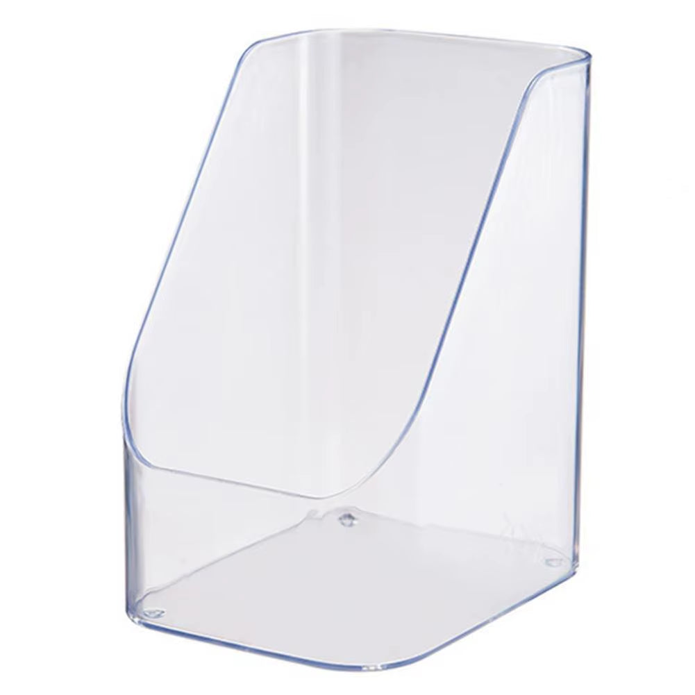Fridge Organizer Bin – Clear Slanted Storage Box – image 8