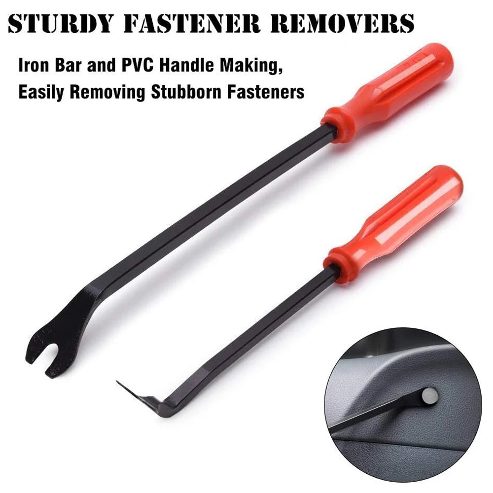 Trim Removal Tool Kit, 19-Piece Auto Panel, Clip and Stereo Tools – image 4
