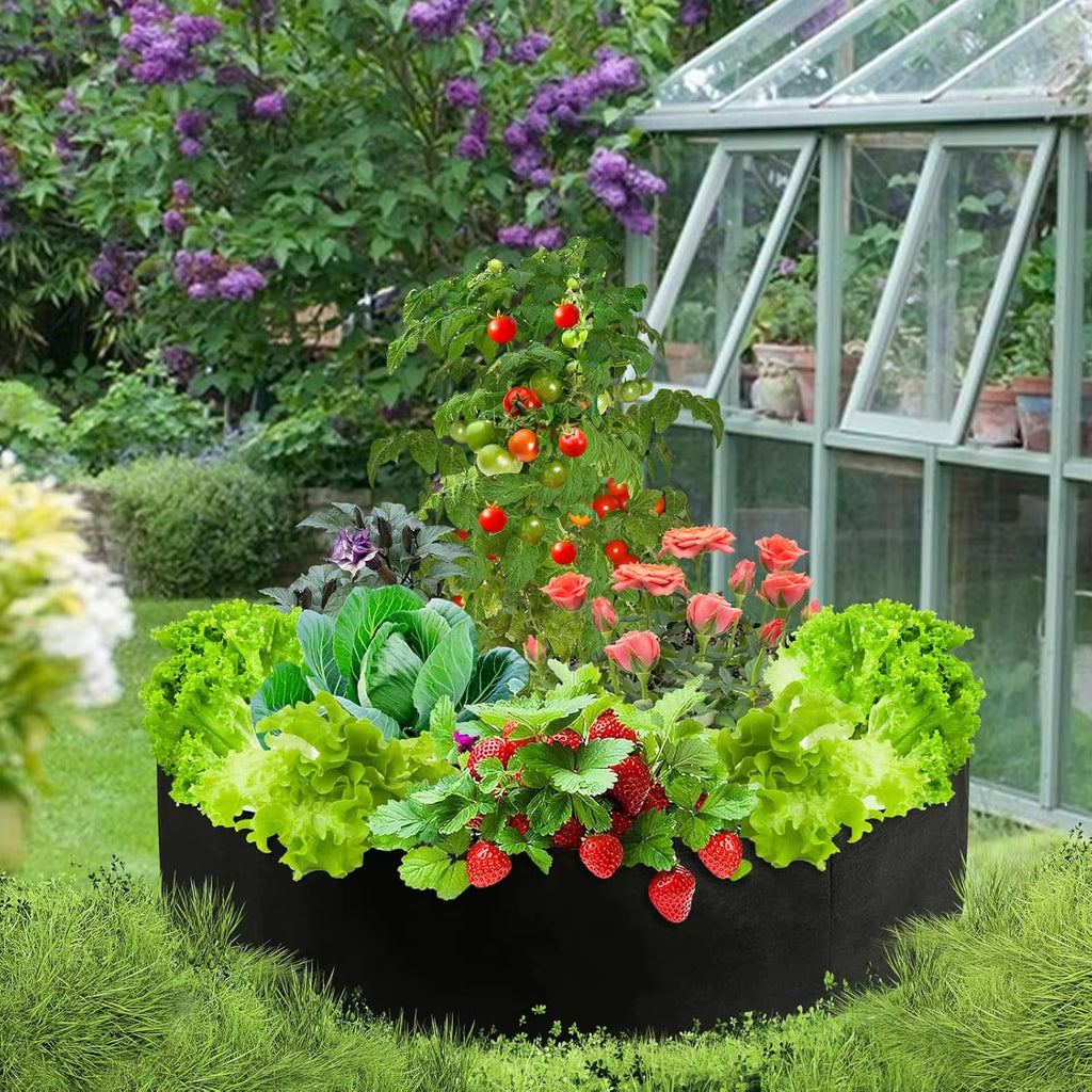 Fabric Grow Bag, Round Raised Garden Bed Planter – image 3