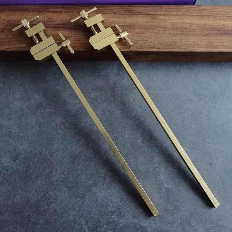 Brass Parallel Clamps 2-Pack – Japanese-Style Woodworking Clamp 360Mm