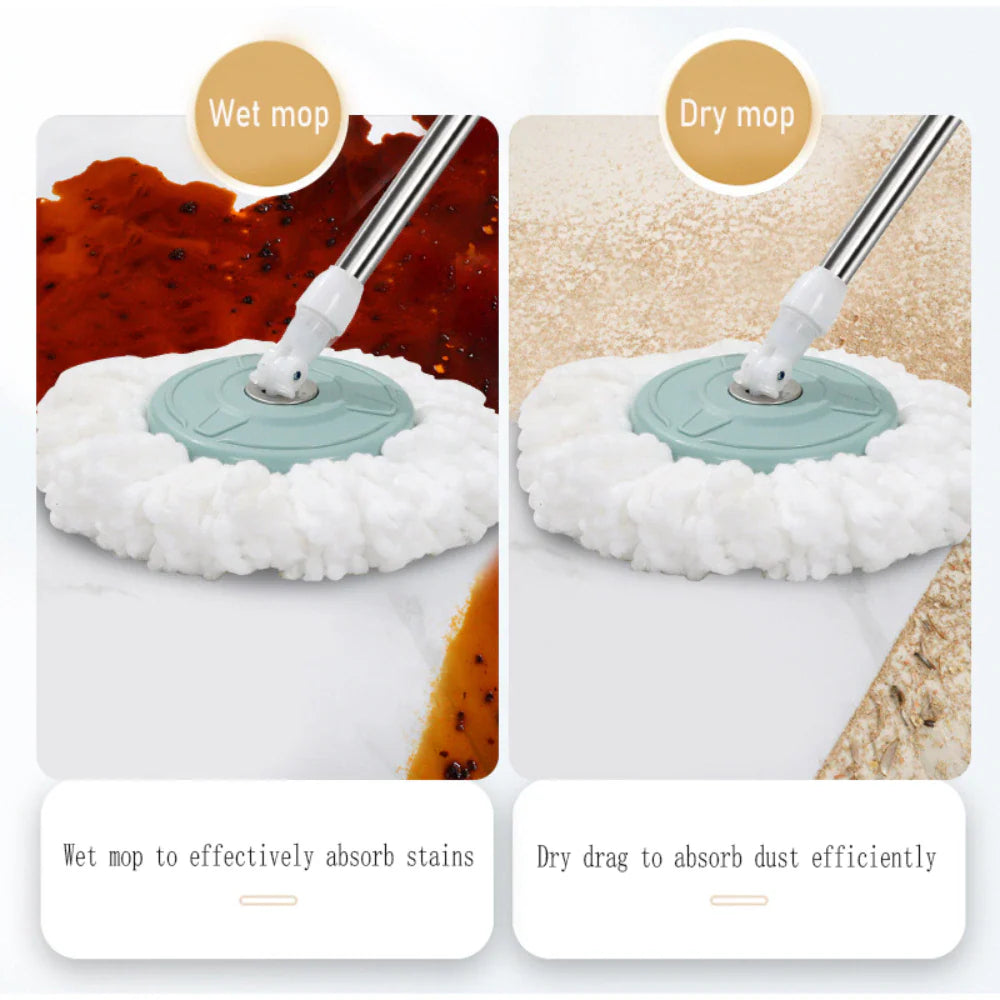 Spin Mop Replacement Heads 6-Pack Microfiber Refills – image 2