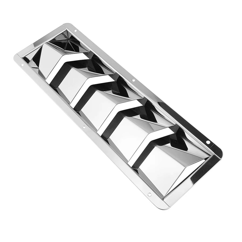 Stainless Steel Boat Louver Vent, 5-Slot Marine Grille – image 4