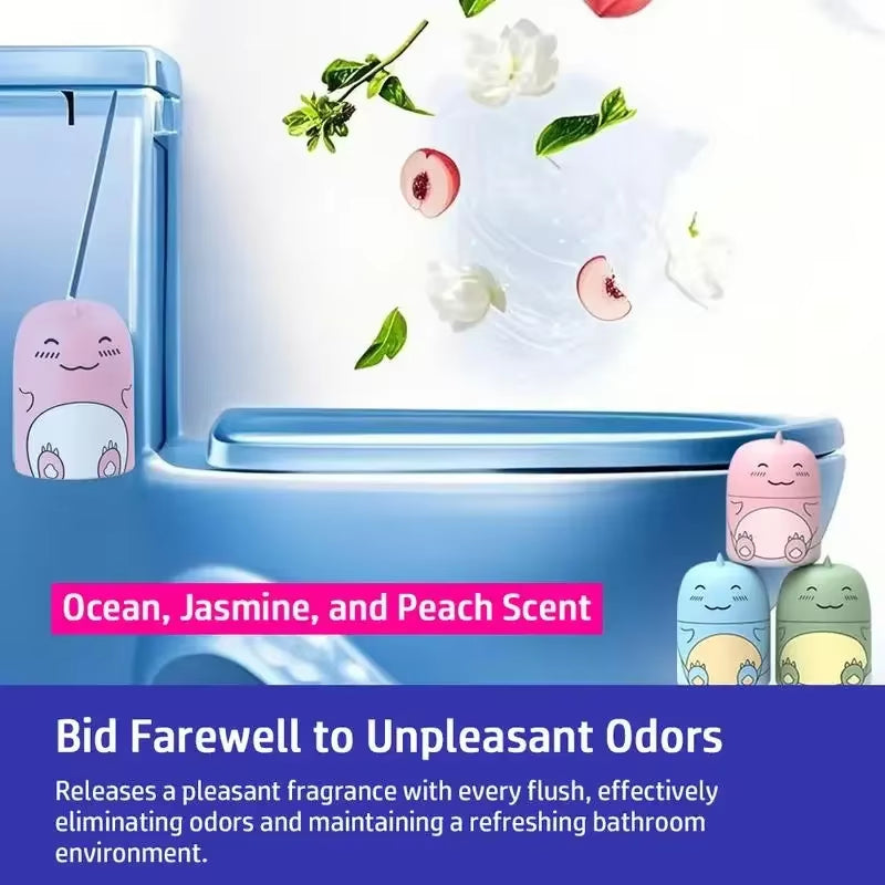 Toilet Tank Cleaner Bottle - Ocean Scent Automatic Bowl Cleaner, Lasts up to 90 Days