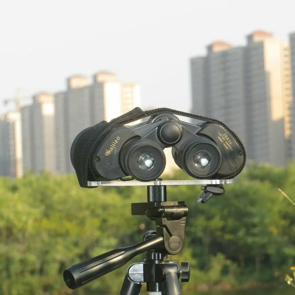 Universal Binocular Tripod Adapter Mount with 1/4-20 Thread