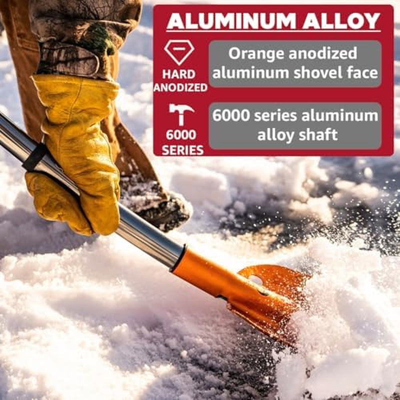 Collapsible Snow Shovel for Car and Camping, 20-33 in Adjustable – image 4