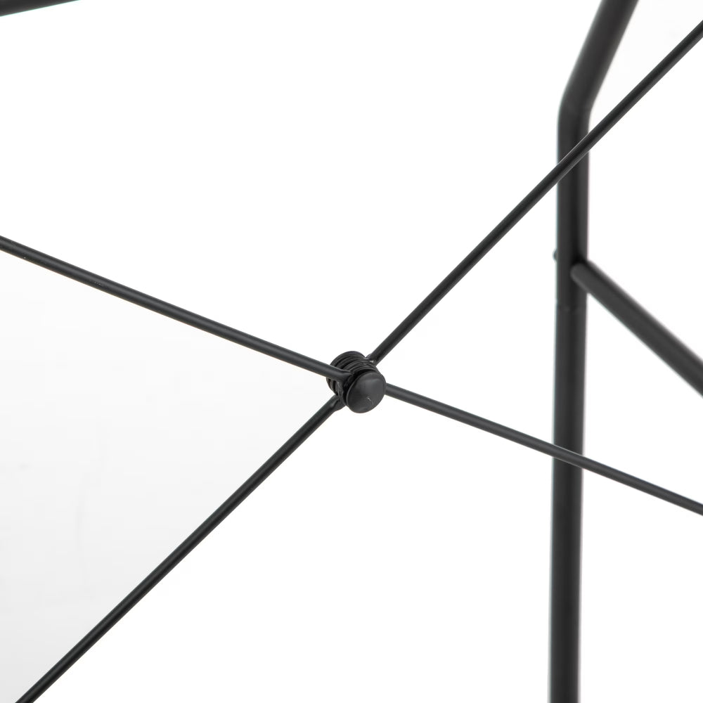Over the Toilet Storage Rack, 3-Shelf Steel, Matte Black – image 4