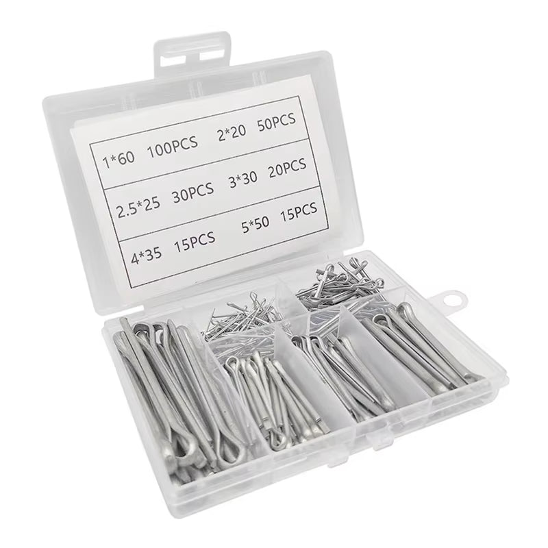 Tractor Hitch Pin Cotter Pin and R-Clip Assortment Kit, Spring Steel – image 7